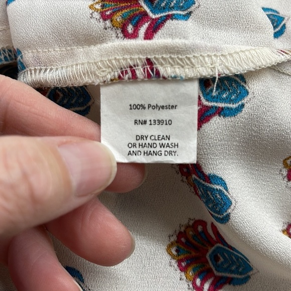 Show Me Your Mumu Oasis Lace-Up Short Sleeve Cropped Top Size XS - Picture 8 of 9